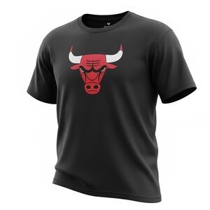 Chicago Bulls Fanatics T-Shirt Men’s 3XL Black Graphic Tee NBA Licensed
